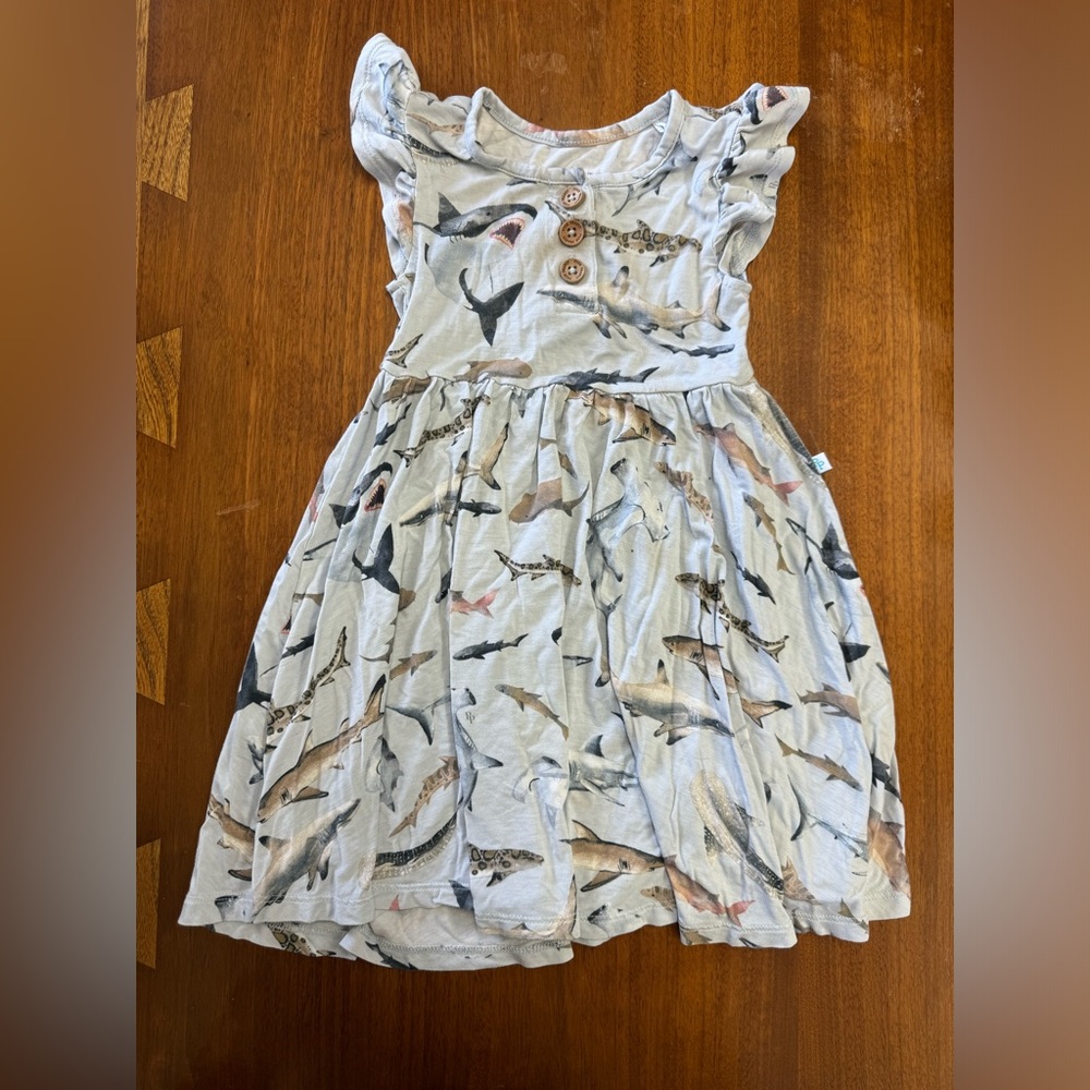 Posh Peanut Shark Print Dress